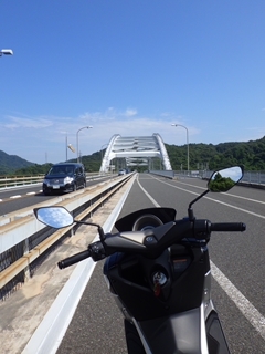 大三島橋　原付道