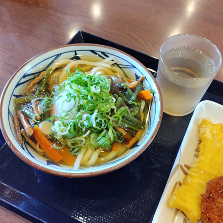 丸亀製麺　山菜おろし冷かけうどん