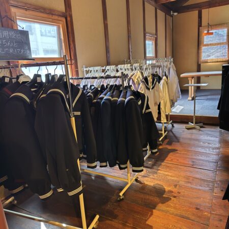 ツーリングの下見　児島学生服資料館