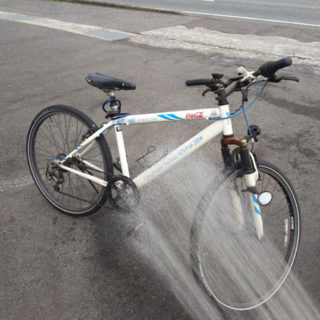 自転車　洗車
